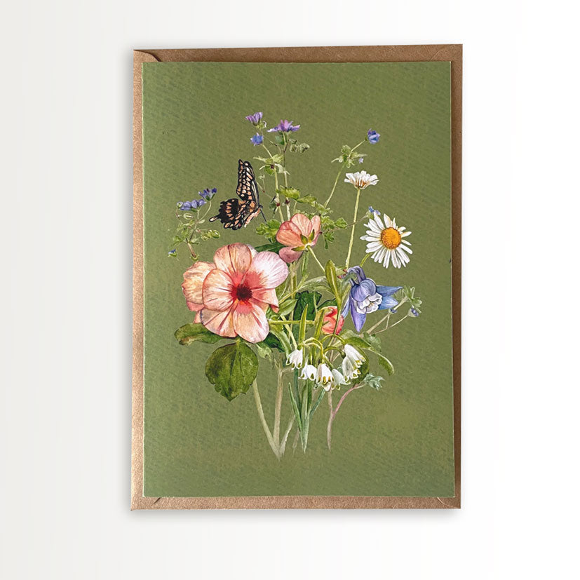 Set 3 Jarních Botanických Přáni + Pečeť