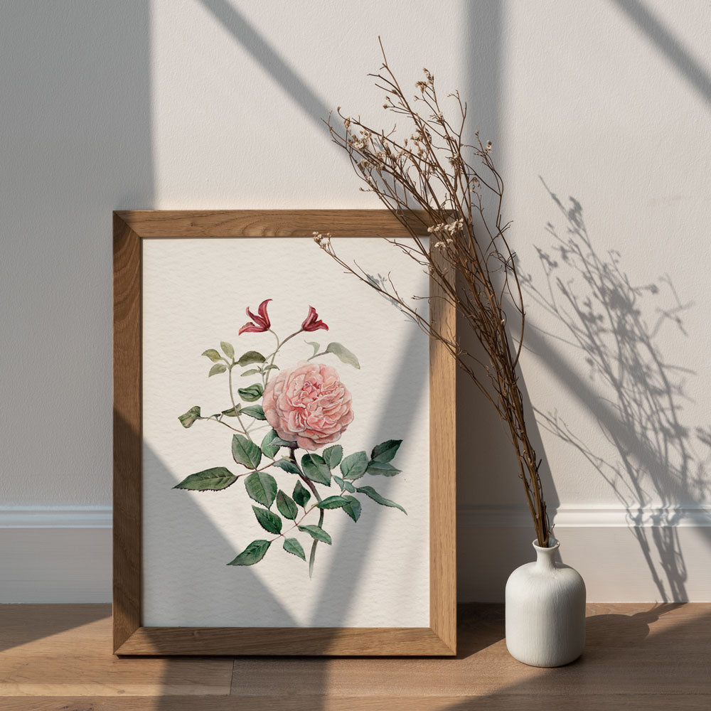 Vintage Rose Print