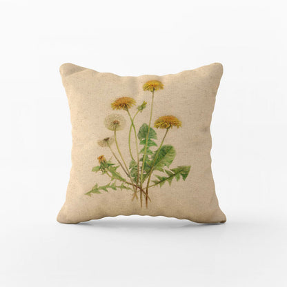Taraxacum officinale bavlněný povlak na polštář 45x45