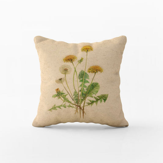 Taraxacum officinale bavlněný povlak na polštář 45x45