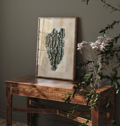 Quercus Oak Bark Vintage Archival Print