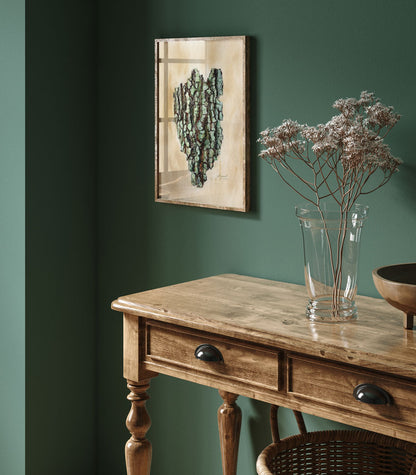 Quercus Oak Bark Vintage Archival Print