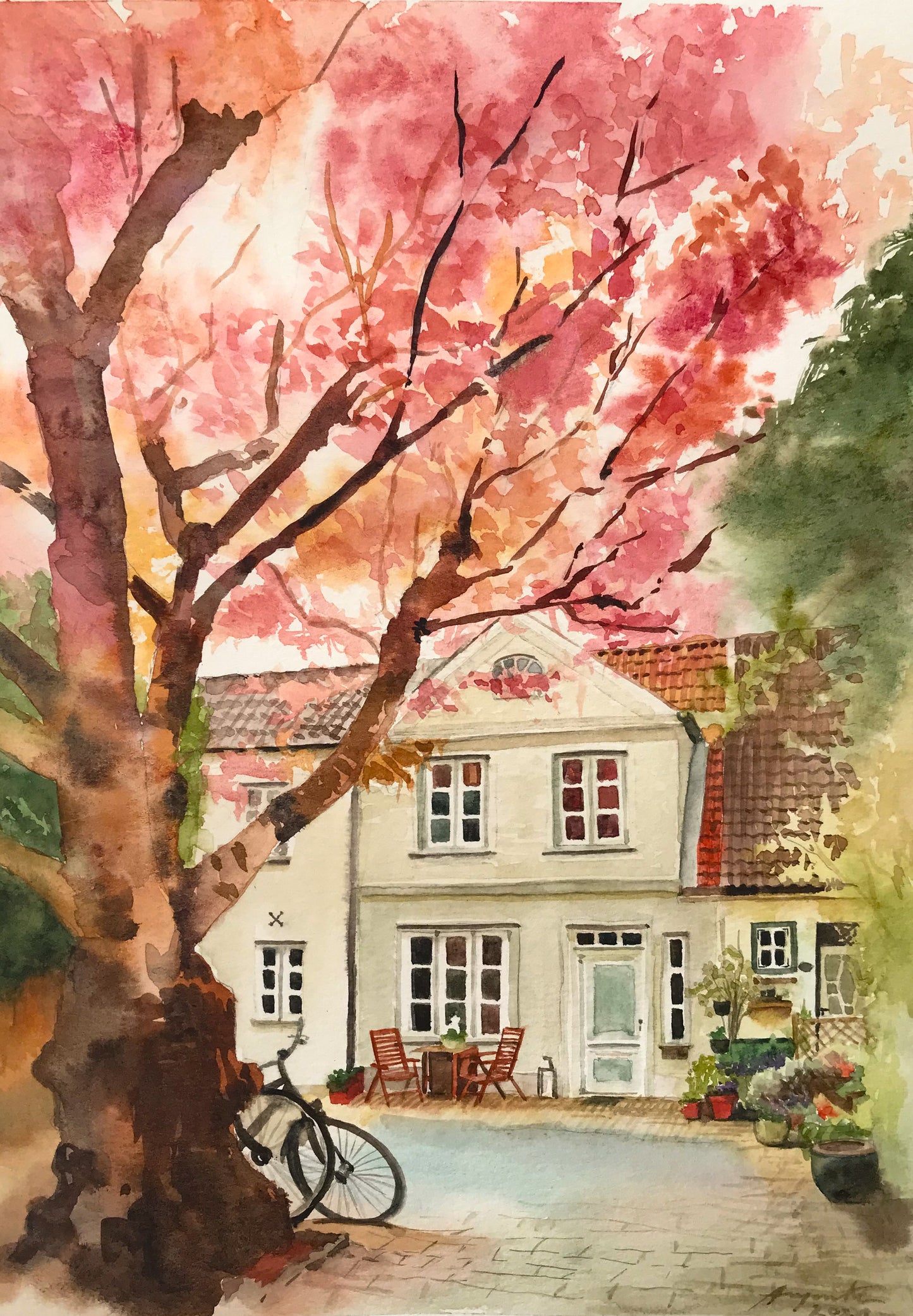 Made-to-order Watercolor Landscapes, Customized Scenery
