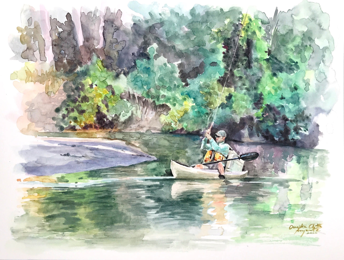 Made-to-order Watercolor Landscapes, Customized Scenery