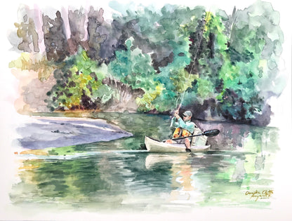 Made-to-order Watercolor Landscapes, Customized Scenery
