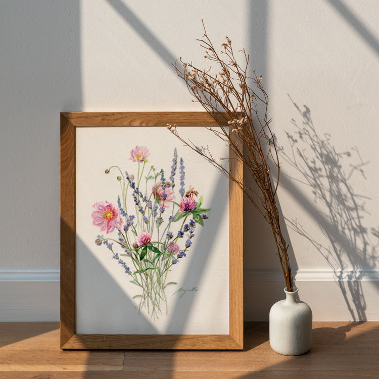Dance In Meadow Print