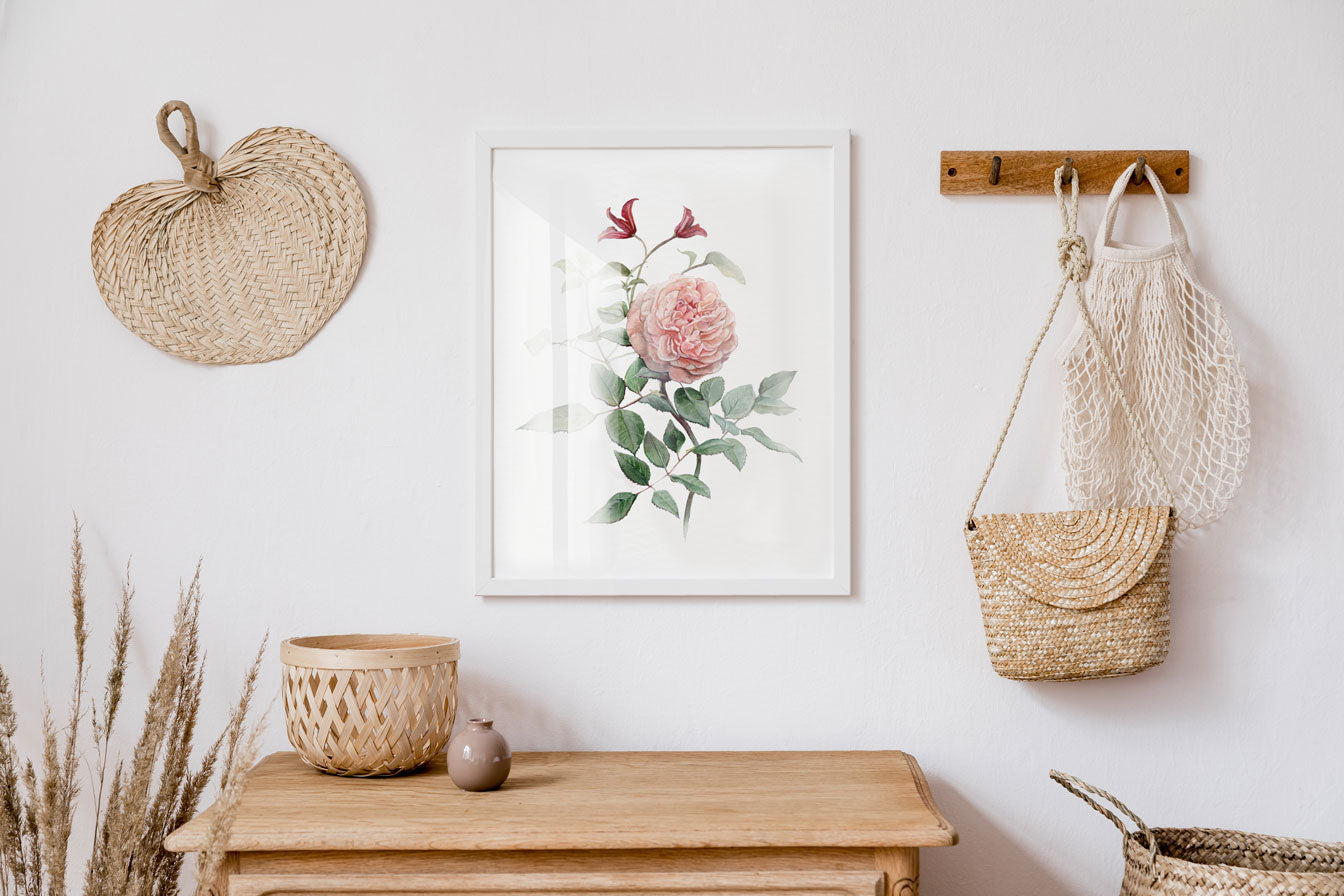 Vintage Rose Print